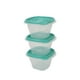 thumbnail image 3 of Set De Contenedor 500ML Cuadrado Plástico 3 Piezas, color surtido, 3 of 5