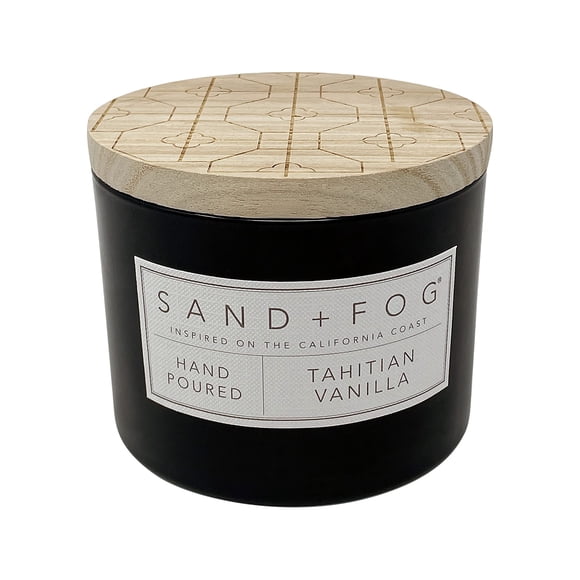 Vela Sand + Fog 340 g Vainilla de Tahití 100 % algodón