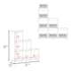 thumbnail image 3 of Biblioteca Escalera Salamanca Cartagena 128,2x122,1x30,0 Cm, 3 of 3