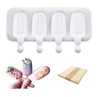 Genérico - Moldes De Silicona Para Helados Molde Paletas Helado Paleta
