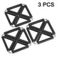 thumbnail image 1 of 3 soportes extensibles de silicona y acero inoxidable para ollas calientes, resistentes al calor, antiadherentes para mesas, tazones, platos y posavasos., 1 of 8