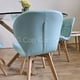 thumbnail image 3 of Comedor Mesa Warwick Vidrio 120cm + 4 Sillas Mariposa Wood Menta, 3 of 3