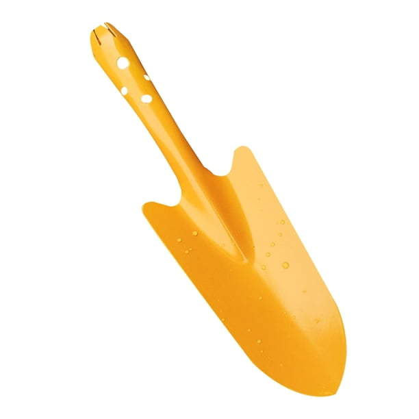 Pala de hierro pequeña para plantar flores, pala de hierro engrosada, herramientas de jardinería con mango de hierro conectado
