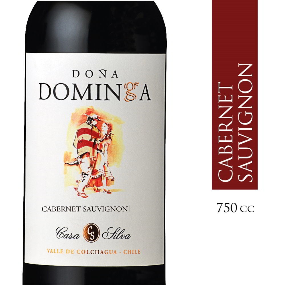 Vino Tinto Cabernet Sauvignon Reserva Botella 750 ml Doña Dominga