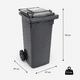 thumbnail image 2 of Contenedor de Basura 120 lts - Azul 120RC, 2 of 2