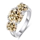 thumbnail image 1 of Total Anillos de Compromiso de Moissanita 5cttw para Mujer 3 Piedras Color D VVS1 Anillos de Diamante Amarillo/azul/rosa Banda de Boda de Moissanita de Plata Esterlina 925 con Certificado, 1 of 8