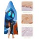 thumbnail image 4 of Cadetes Mech Manta Capa con Capucha Anti-Bolitas, Manta de Lana Ártica Suave, Manta Portátil de Felpa Ligera y Lujosa, Poncho para Siesta en Casa y Oficina, 100*130cm, 4 of 6