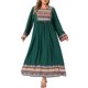 thumbnail image 1 of Vestido Maxi Boho de Talla Grande para Mujer con Borlas Metálicas, 1 of 6