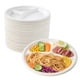 thumbnail image 1 of Platos ECOLipak de 3 compartimentos de 22,5 cm compostables, paquete de 150, 1 of 7