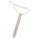 thumbnail image 1 of Collar De Diamantes De Imitación Con Lazo Para El Cuello, Joyería Para Mujeres Y Niñas, Cadena Brillante Con Purpurina Dorada, 1 of 5