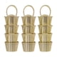 thumbnail image 1 of 12 Uds. Suministros de embalaje para almacenamiento de fiestas, decoración de recuerdo de boda, baratija, caja portátil de dulces para decoración de , Dorado B-Oro, 1 of 5
