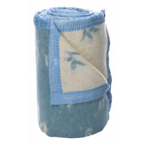 Frazada Andes Jacquard Aspen 1 Plaza Celeste