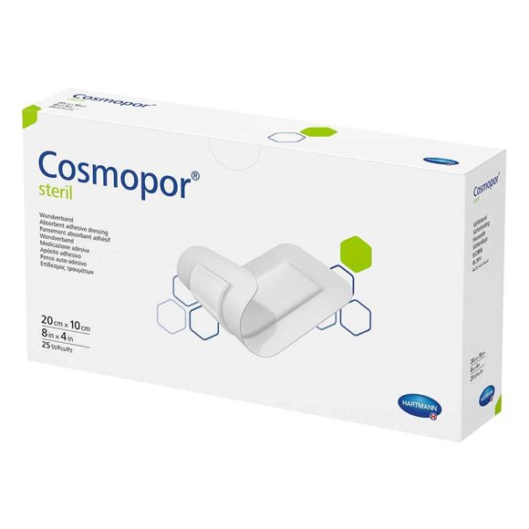 Apósito adhesivo Hartmann COSMOPOR E 10x20 cm (25 unidades)