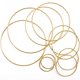 thumbnail image 1 of Aros de Manualidades BigOtters 5‑15 cm Dorados Pack de 10, 1 of 6