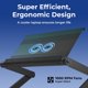 thumbnail image 4 of Soporte para portátil Uncaged Ergonomics WorkEZ Executive negro, 4 of 9