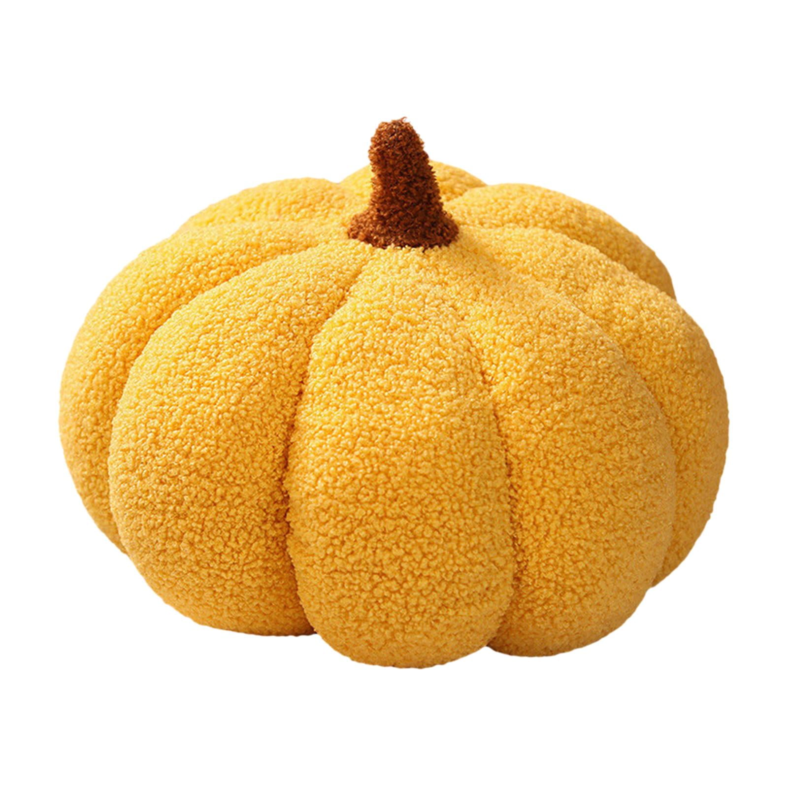Bothyi - Almohadas De Calabaza De Halloween, Cojín Decorativo De Felpa Para Sofá, Para Coche, Dormitorio, Sofá, Amarillo