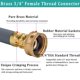 thumbnail image 2 of Manguera de desagüe ZY-hosetube de 1,5 m con conector de latón FHT de 3/4", 2 of 5