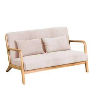 Crusec - Sofa De 2 Asientos Moderno De Comedor Con Apoyabrazos