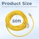 thumbnail image 2 of Cable de extensión TOSRWGLL 15 m 125 V 1625 W amarillo, 2 of 7