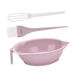 Magideal - Herramienta Para Teñir El Cabello, Kit De Tinte Para El Cabello, Herramienta De Salón, Tazón Para Teñir Profesional, Tazón Para Mezclar Colores De Sil Rosa
