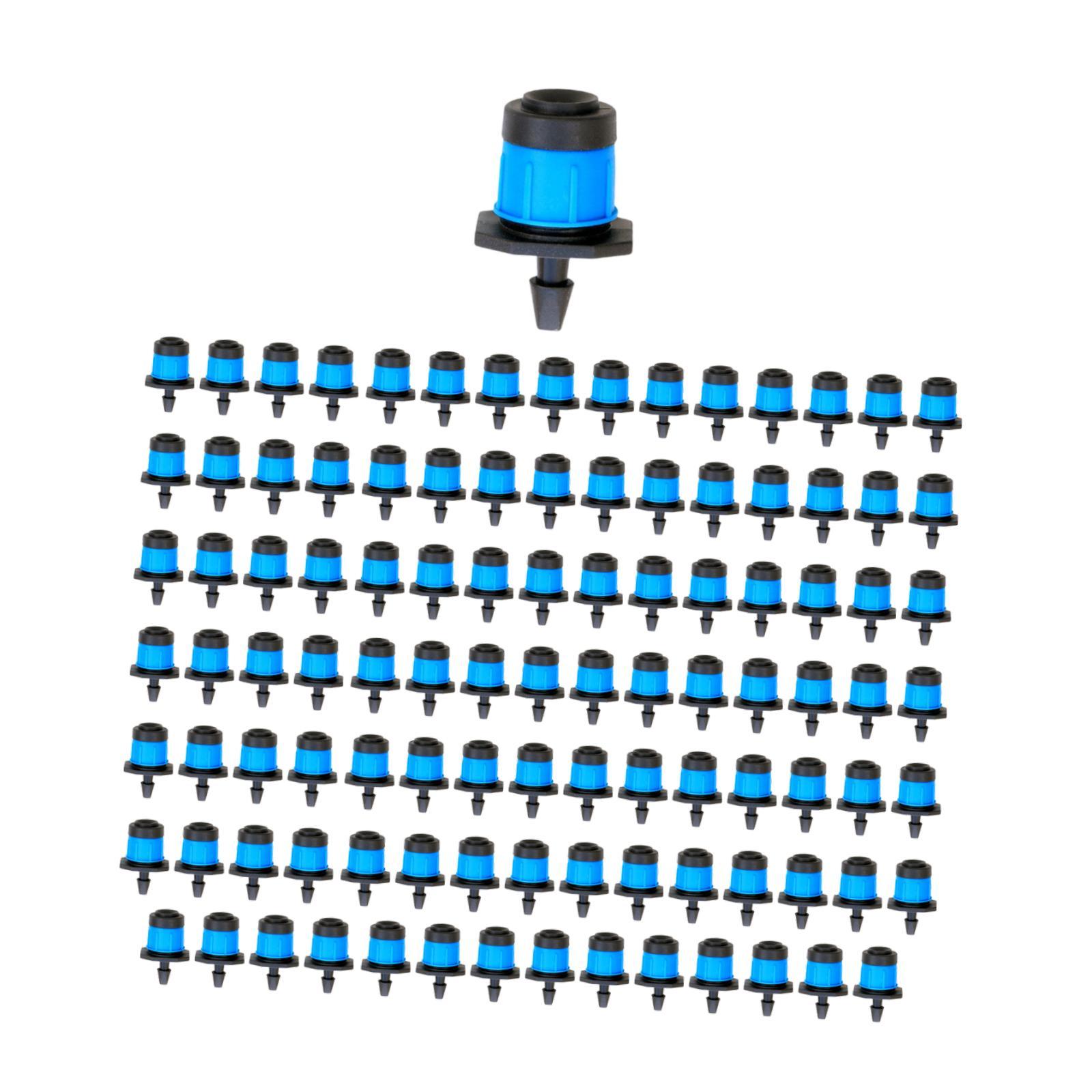 Ioensy - 100 Goteros De Riego Ajustables Para Regar Plantas Y Parterres.