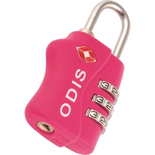 Candado Tsa 33mm Rosado Bt Bronce Con Protección Plástica Odis