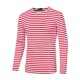 thumbnail image 5 of INSPIRE CHIC Camiseta de Hombre Cuello Redondo a Rayas Manga Larga Jersey Top 34 Blanco Rojo, 5 of 7