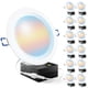 thumbnail image 1 of Luz empotrada LED Sunco de 6" paquete de 12 regulable 850 lm 14 W, 1 of 8