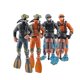 thumbnail image 4 of 4x Figura De Buzo En Miniatura Modelo Océano Decoración De Aventura Accesorios Para Tanque De Peces, 4 of 5