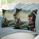 thumbnail image 3 of Jack el Caza Gigantes Fundas de almohada de terciopelo con tema, regalos de funda de almohada, decoración para el hogar, cojín de lanzar, regalo de cumpleaños para fans y parejas. 45cm x 45cm., 3 of 6
