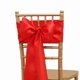 thumbnail image 1 of Xiao Hua Correa de Asiento Roja - Juego de 4 Piezas, 108.27 x 6.69 Pulgadas Brillante y Reluciente, Lazo Sedoso para Bricolaje Autoajustable, Adecuado para Decoración de Sillas de Boda Banquete, 1 of 5