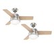 thumbnail image 1 of Pack 2 Ventilador Techo Hunter Finley 36 Silencioso Niquel, 1 of 6