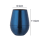 thumbnail image 2 of Xiao Hua Copa de Vino de Acero Inoxidable Macizo de Alta Calidad, Juego de 2, Copa sin Asa, ideal para Banquetes para Exteriores, Colorida, 500ml, 2 of 4