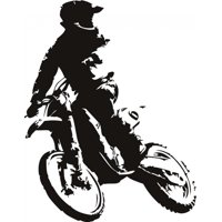 Rienda Libre Graphics - Decomural Motocross Bike Motorbike Ws-17532