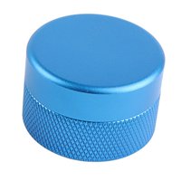 Magideal - Caja De Almacenamiento De Tiza De Billar, Protector De Tiza De Billar, Organizador Redondo Multifuncional, Estuche Para Puntas De Tiza, Accesorios Par Azul