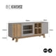 thumbnail image 3 of Rack de TV 65” Be Design Gris Miel Estilo Nórdico Robusto, 3 of 4