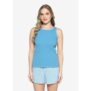 Lady Genny - Pijama Short Algodón Y Viscosa