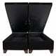 thumbnail image 1 of Base De Cama Baúl 2 Plazas Negro, 1 of 2
