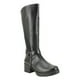 thumbnail image 2 of Bota Exs de Cuero Plataforma Negra, 2 of 5