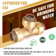 thumbnail image 2 of Paquete de 12 acoplamientos en T de 1/2 pulgada de Pex Fittings con clip de desconexión, 2 of 7