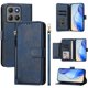 thumbnail image 1 of Funda Billetera Cremallera para Motorola Moto G15 Power con Porta Tarjetas, Soporte y Correa Azul, 1 of 5