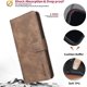 thumbnail image 5 of Funda Billetera para iPhone 14 PRO MAX Protección RFID y Soporte Ajustable Marrón, 5 of 6