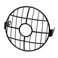Ioensy - Protector De Parrilla Para Faro Delantero De Motocicleta De 6,5 Pulgadas Para Cafe Racer Round Center