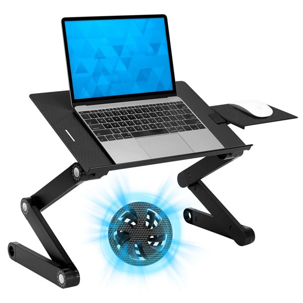 Soporte para portátil Mount-It! con capacidad de 13,5 kg y ventiladores USB de refrigeración