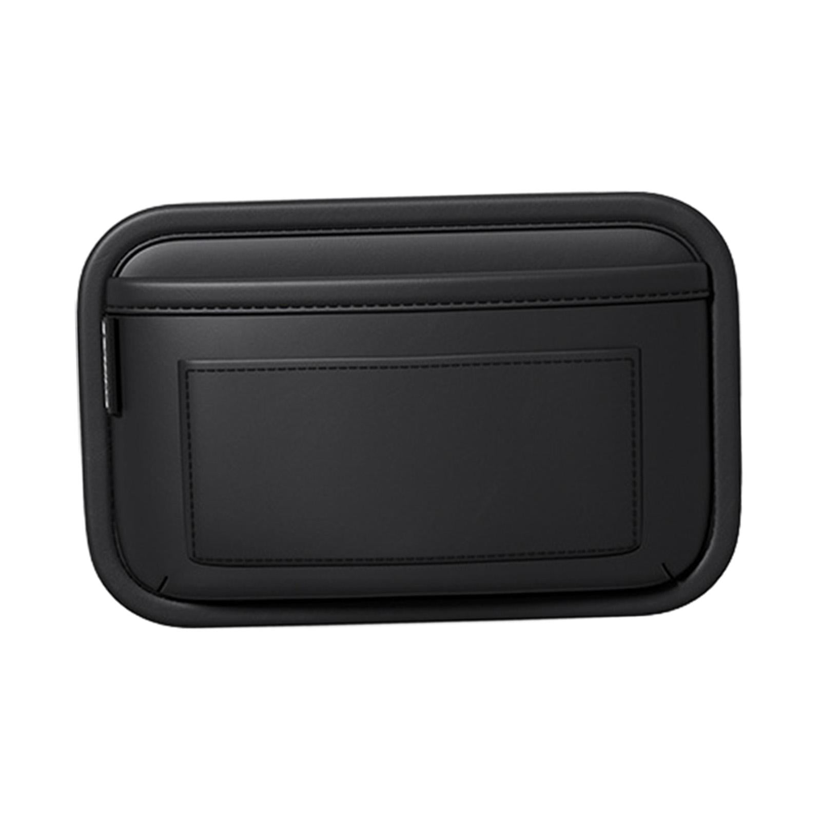 Magideal - Bolsa De Almacenamiento Para Espacio De Asiento De Coche, Accesorios Interiores De Coche, Universal, Organizador De Bolsillo Para Asiento, Color Negro