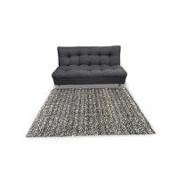 Tengfei - Alfombras Imitación Piel De Conejo Animal Print Oscuro