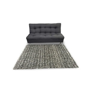 Tengfei - Alfombras Imitación Piel De Conejo Animal Print Oscuro