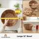 thumbnail image 2 of Ensaladera de Madera Woodenhouse 30 cm Hecha a Mano Duradera, 2 of 7