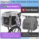 thumbnail image 2 of Cesta Trasera Plegable para Perro Ramalto para Bicicleta con Correa de Seguridad, 2 of 8