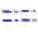 thumbnail image 4 of 24 Uds. Felicidades Pastel Selecciones Cupcake Toppers Para Accesorios De Fotos Reunión Cumplea?os Azul, 4 of 5